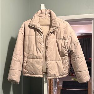 Beige Puffer Jacket